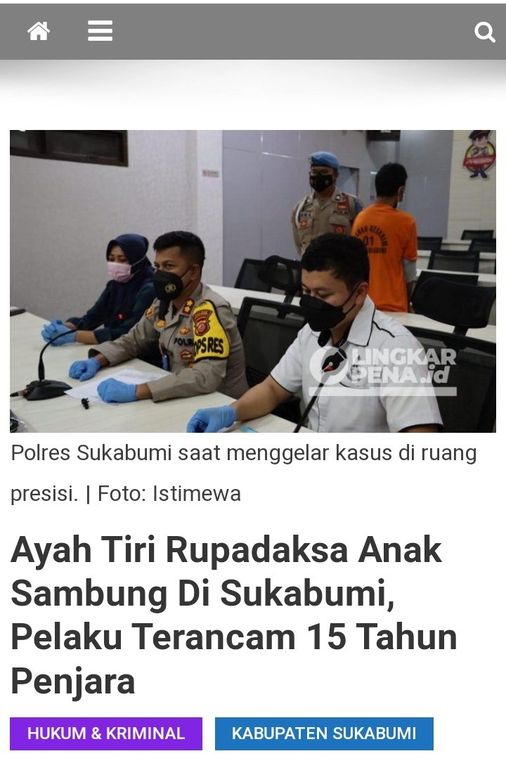 Ayah Tiri Rupadaksa Anak Sambung di Sukabumi, Pelaku Terancam 15 Tahun Penjara lingkarpena.id/ayah-tiri-rupa…