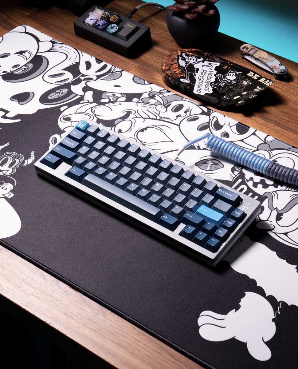 dutchmasterw's tweet photo. Key 65 w/ Polycaps Whale from @kineticlabs1 #keyboard #mechanicalkeyboard #polycaps #whale #ke65 https://t.co/ZwDeH8rHCJ