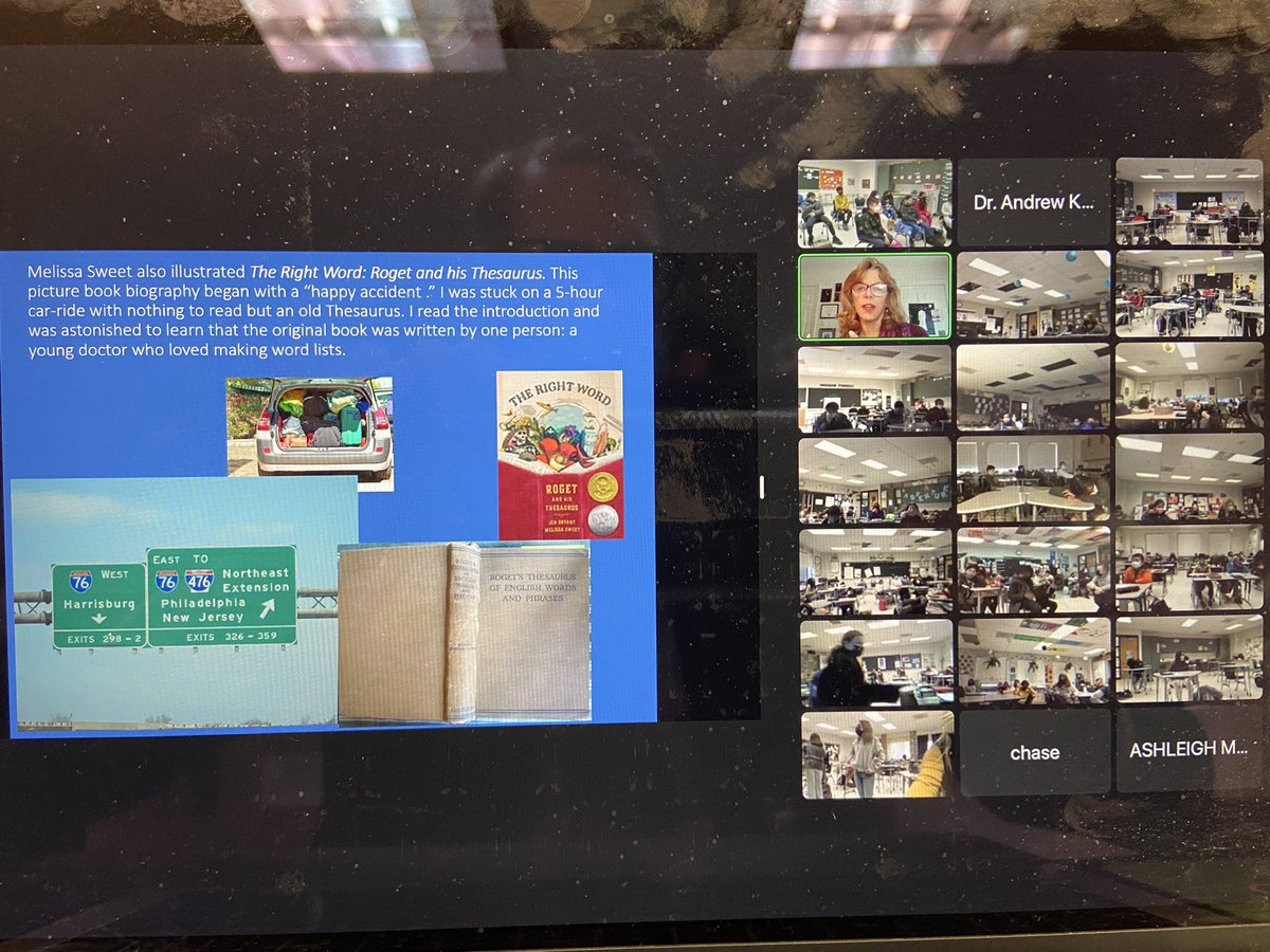 Welcome jenbryant.com to <a href="/UMAMS_Vikings/">Upper Merion Area Middle School</a> as our visiting author today. #literacy and #poetry are celebrated <a href="/UpperMerionSD/">Upper Merion Area School District</a> #umasdistheplacetobe