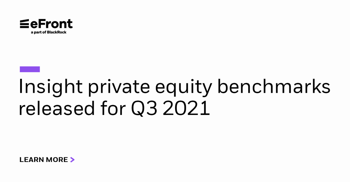 eFrontFinancial's tweet photo. Base your investment decisions on the most up-to-date analytics using Insight benchmarks, now updated with Q3 2021 results. More details here: https://t.co/5G2loZsxx8
#eFront #PrivateEquity #AlternativeInvestments https://t.co/cphg6TMIIA