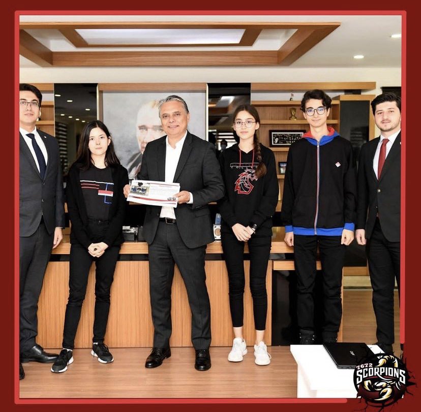 scorpions7672's tweet photo. Muratpaşa Belediye Başkanı Sayın Ümit Uysal’a yaptığımız projeler ve FRC turnuva hazırlık süreci hakkında bilgilendirme gerçekleştirdik. Sayın Ümit Uysal başta olmak üzere, Muratpaşa Belediyesi çalışanlarına da görüşmeye gösterdikleri ilgi ve alakadan ötürü teşekkür ederiz. https://t.co/pZnL5WH61G