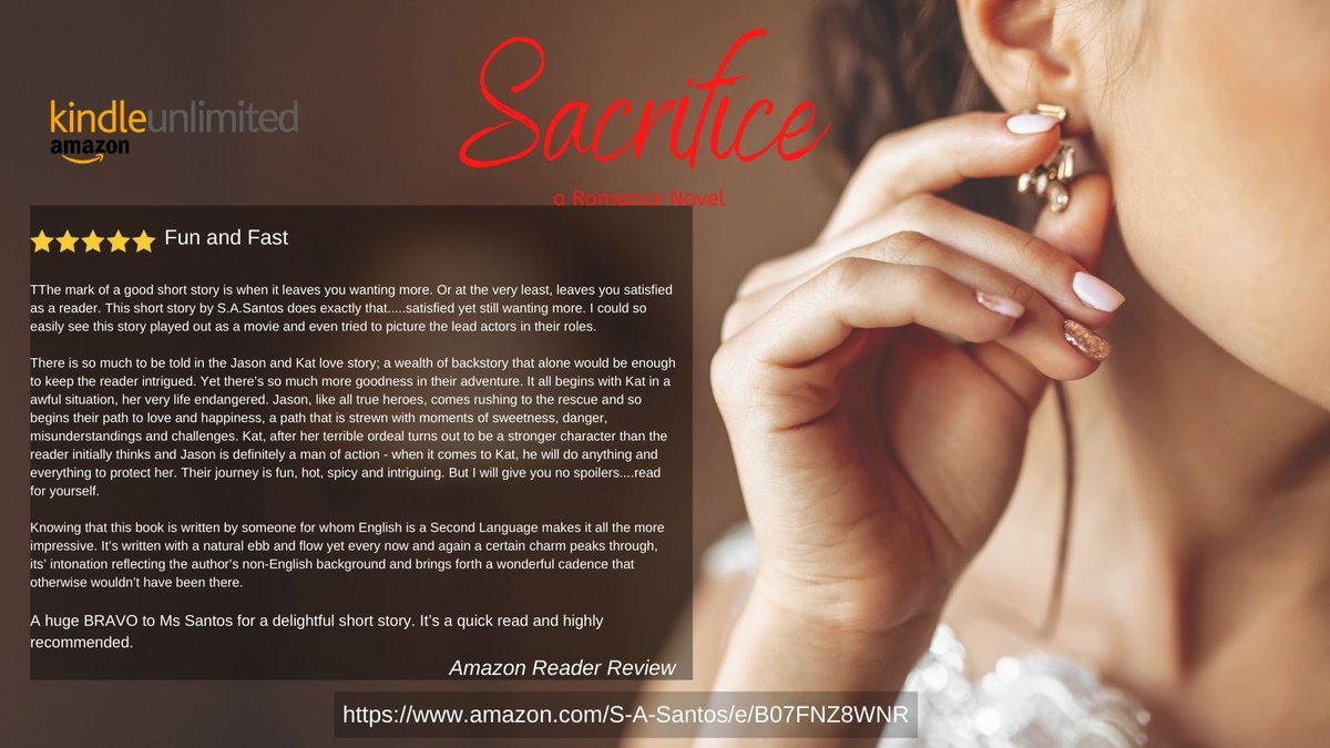 S. A. Santos - Author (@sasantosauthor) on Twitter photo Love, intrigue, suspense, passion.
#RomanceReaders #RomanceNovel #RomanceLovers #RomanceSG #IARTG #bookreviews #WhatToRead #amreadingromance #Thursday #KindleUnlimited
@BookClubPro
#BooksWorthReading
<a href="/RomanceRehab/">Romance Rehab</a>
Available on Kindle Unlimited amazon.com/dp/B07MDXYRWT Love, intrigue, suspense, passion.
#RomanceReaders #RomanceNovel #RomanceLovers #RomanceSG #IARTG #bookreviews #WhatToRead #amreadingromance #Thursday #KindleUnlimited
@BookClubPro
#BooksWorthReading
<a href="/RomanceRehab/">Romance Rehab</a>
Available on Kindle Unlimited amazon.com/dp/B07MDXYRWT