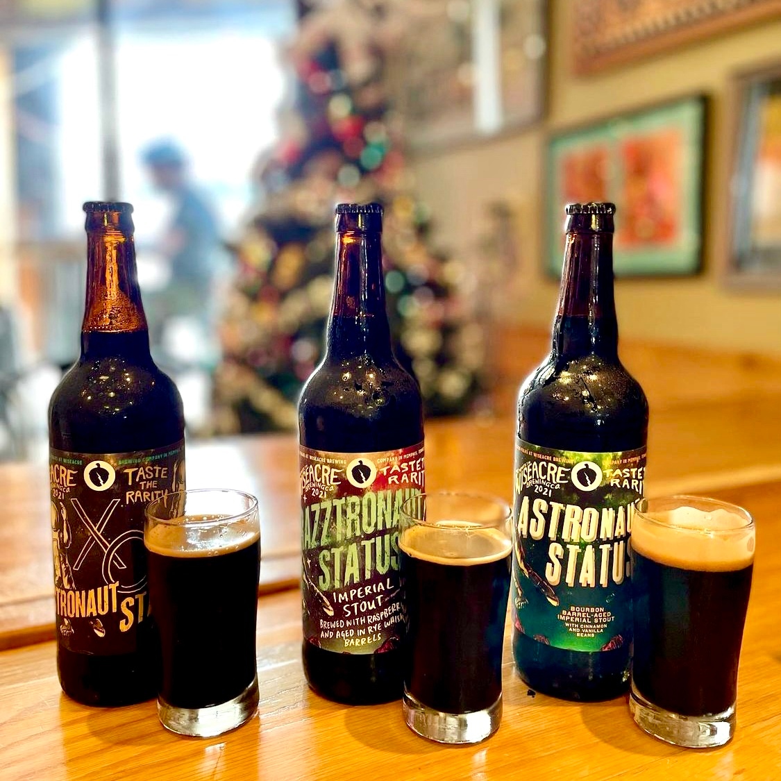 wiseacrebrew's tweet photo. Last call for "Draft" Astronaut Status 2021. All 3 variants are running low so come drink up at the taprooms! You can also buy all 3 in bottle form. ๐๐๐
#wiseacre #wiseacrebrewing #memphis #astronautstatus ๐ธ: @mjsfs08 https://t.co/WYboPHy0ra