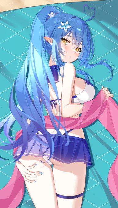 #冬だけどホロ水着 