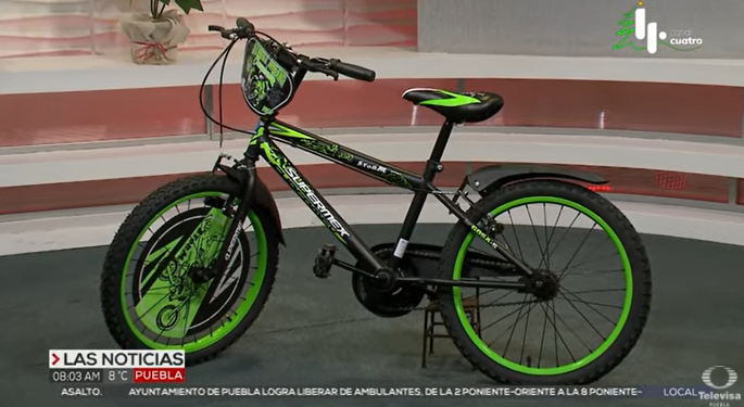 nmaspuebla's tweet photo. #ATENCION 

Durante la sección de @AMTMPuebla se regalará esta #bicicleta por el #DiadeReyesmagos 👑👑👑

Pendiente de la dinámica por el 4.1 📺y @TelevisaPuebla https://t.co/Z70wFecAJ2