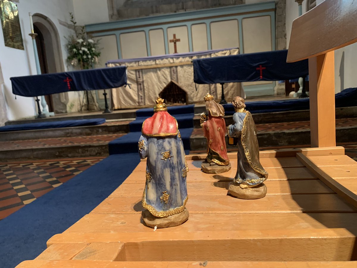 Epiphany may have passed in Swaffham but in Sporle the wise men are still making their way towards the crib.