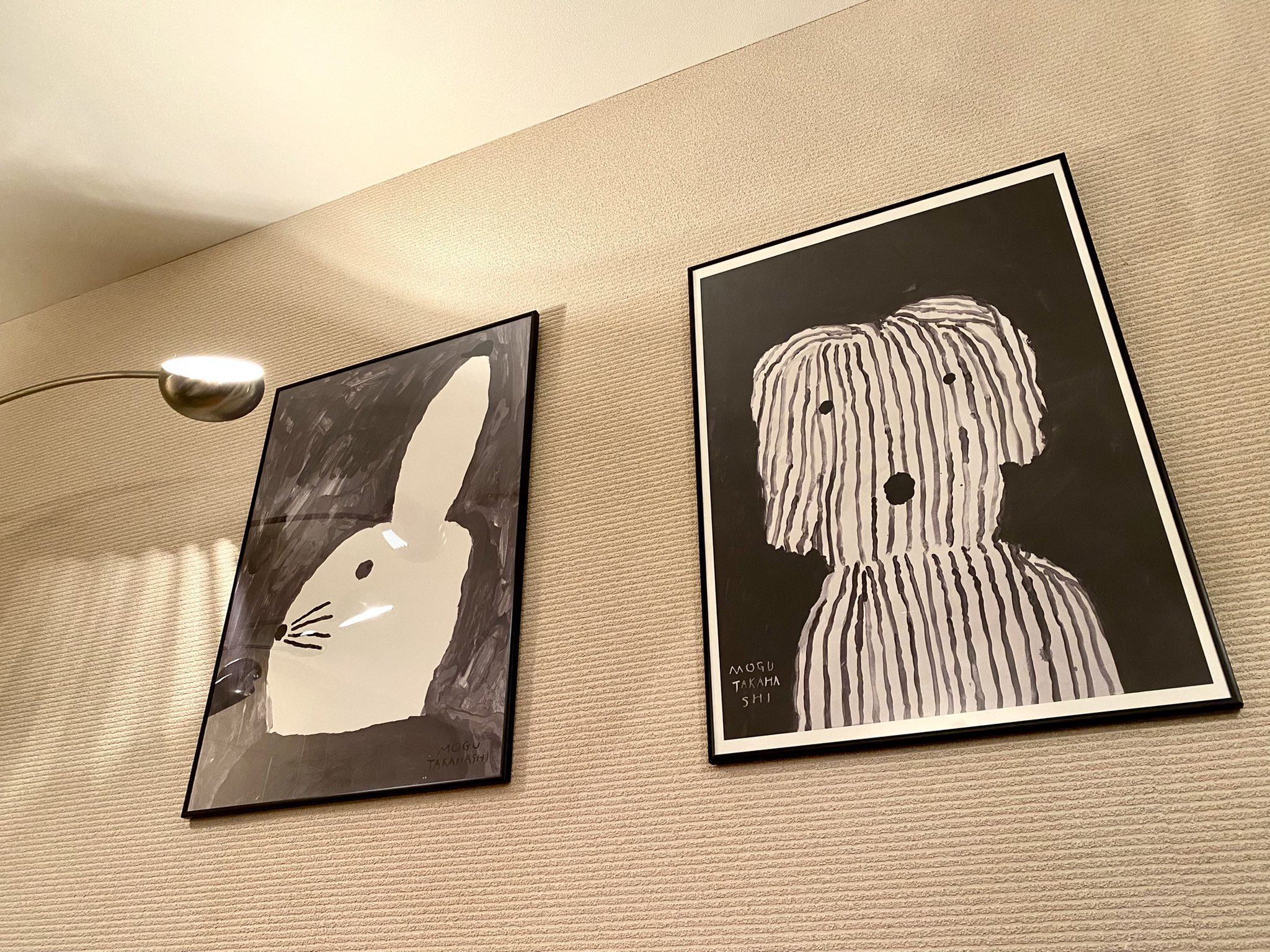 Mogu Takahashi Fine Little Day うさぎ フレーム付