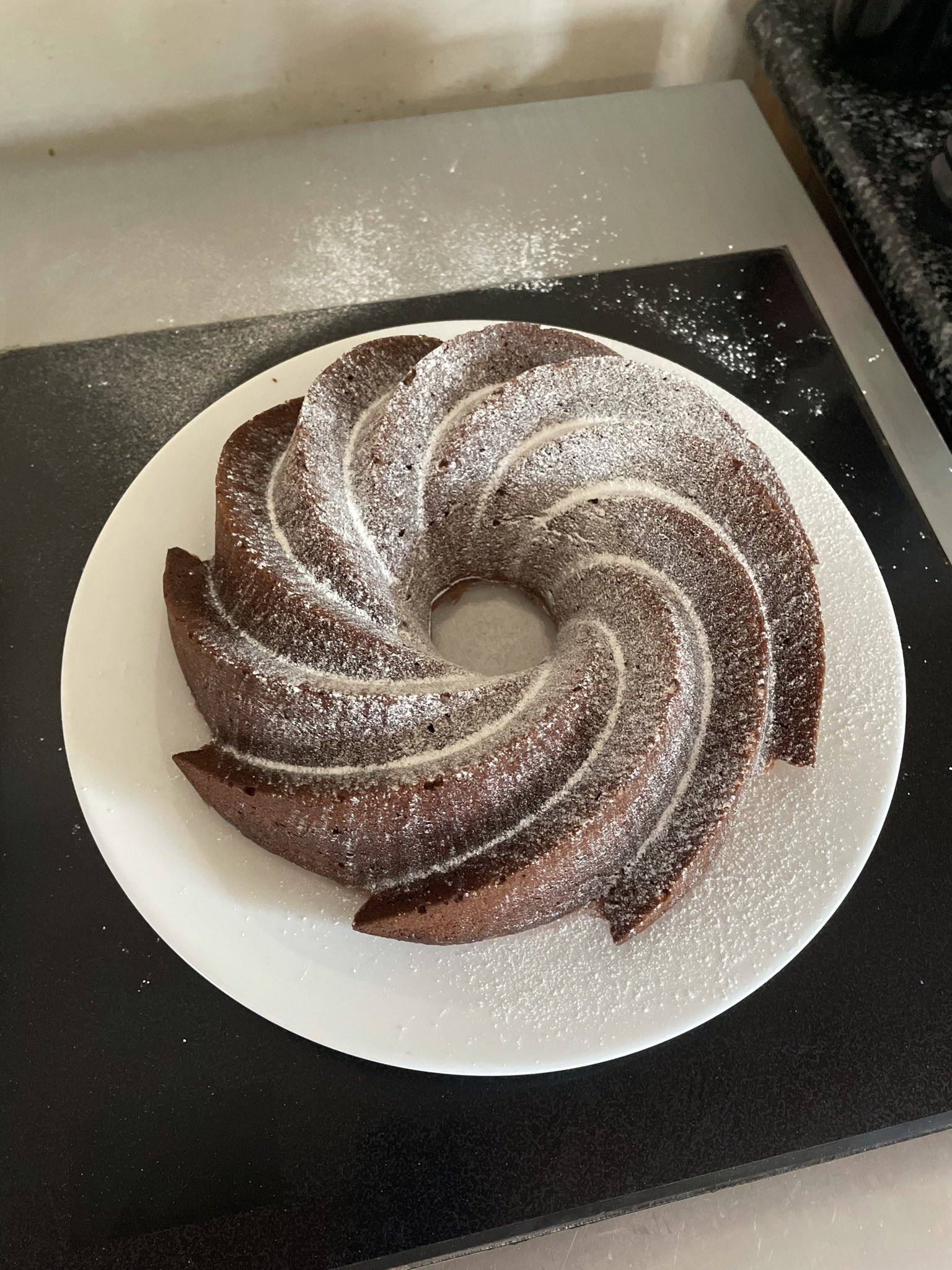  Happy birthday old fruit.  Here s my first ever go at your Bundt cake, to celebrate. 