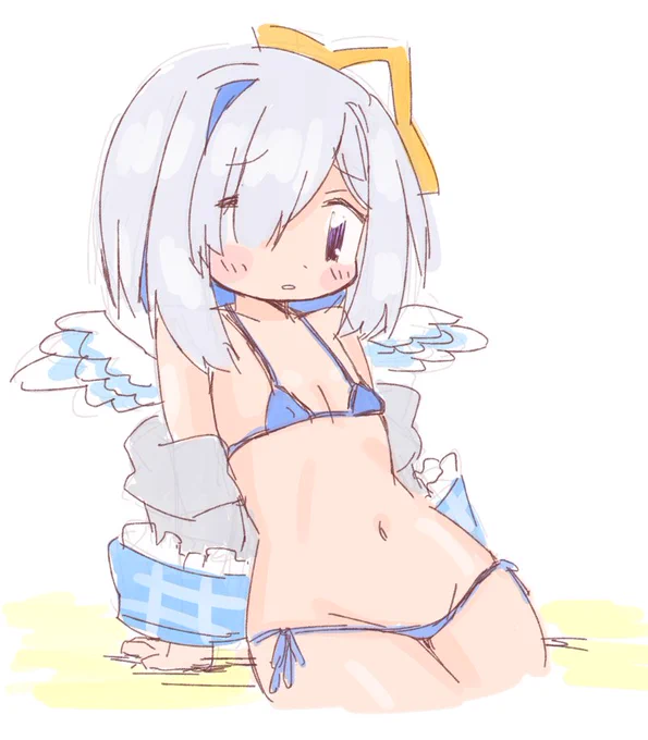 #冬だけどホロ水着 