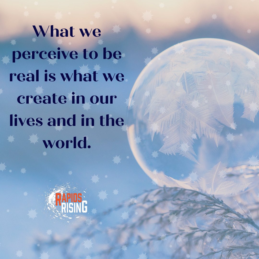 RapidsRising's tweet photo. #motivationMonday “Perception is everything. What we perceive to be real is what we create in our lives and in the world...whether or not it is an accurate reflection of what is really there.” Dr. Jeff Linkenbach #BePerceptive #GoodinGR https://t.co/Tta1MbHPSW
