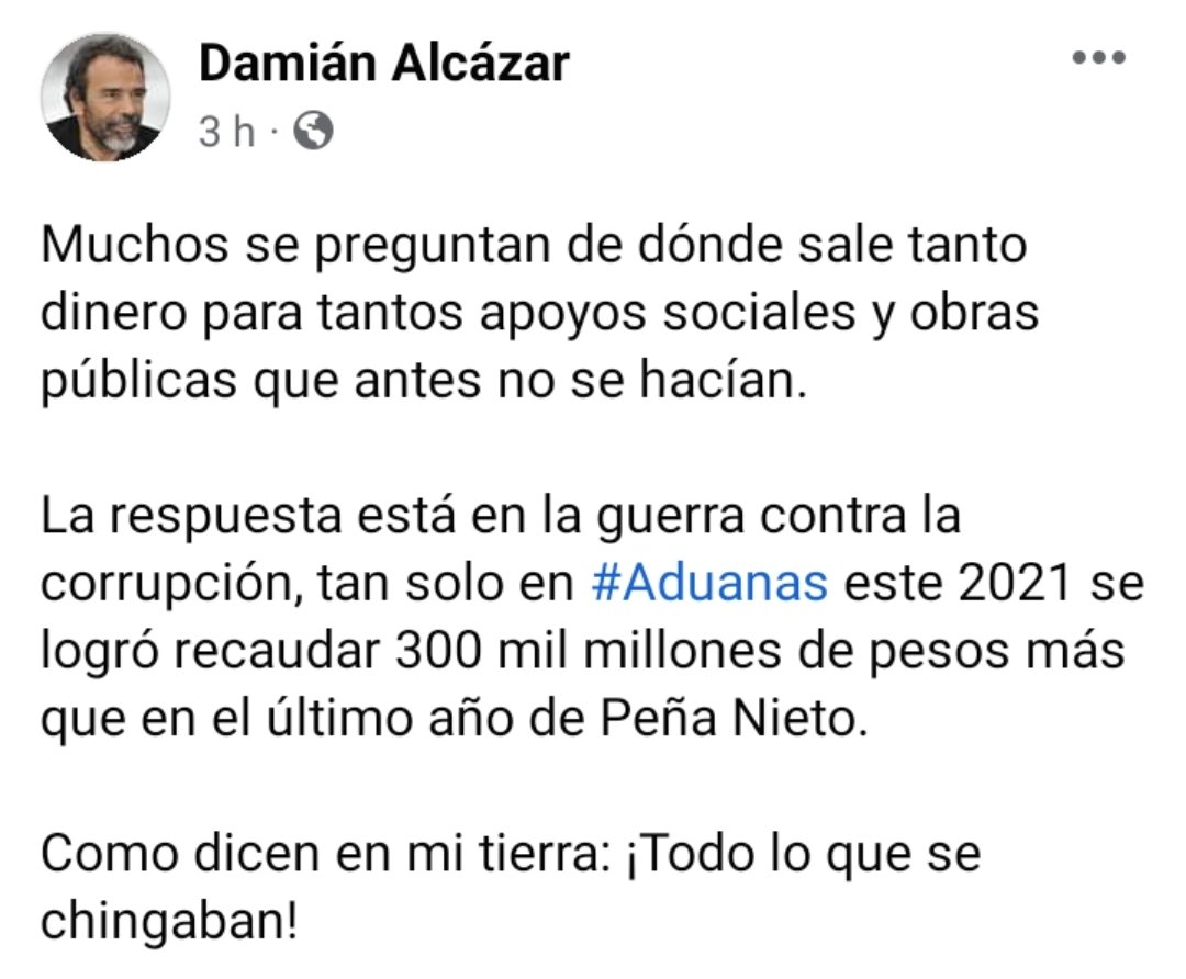 Y sin deuda...