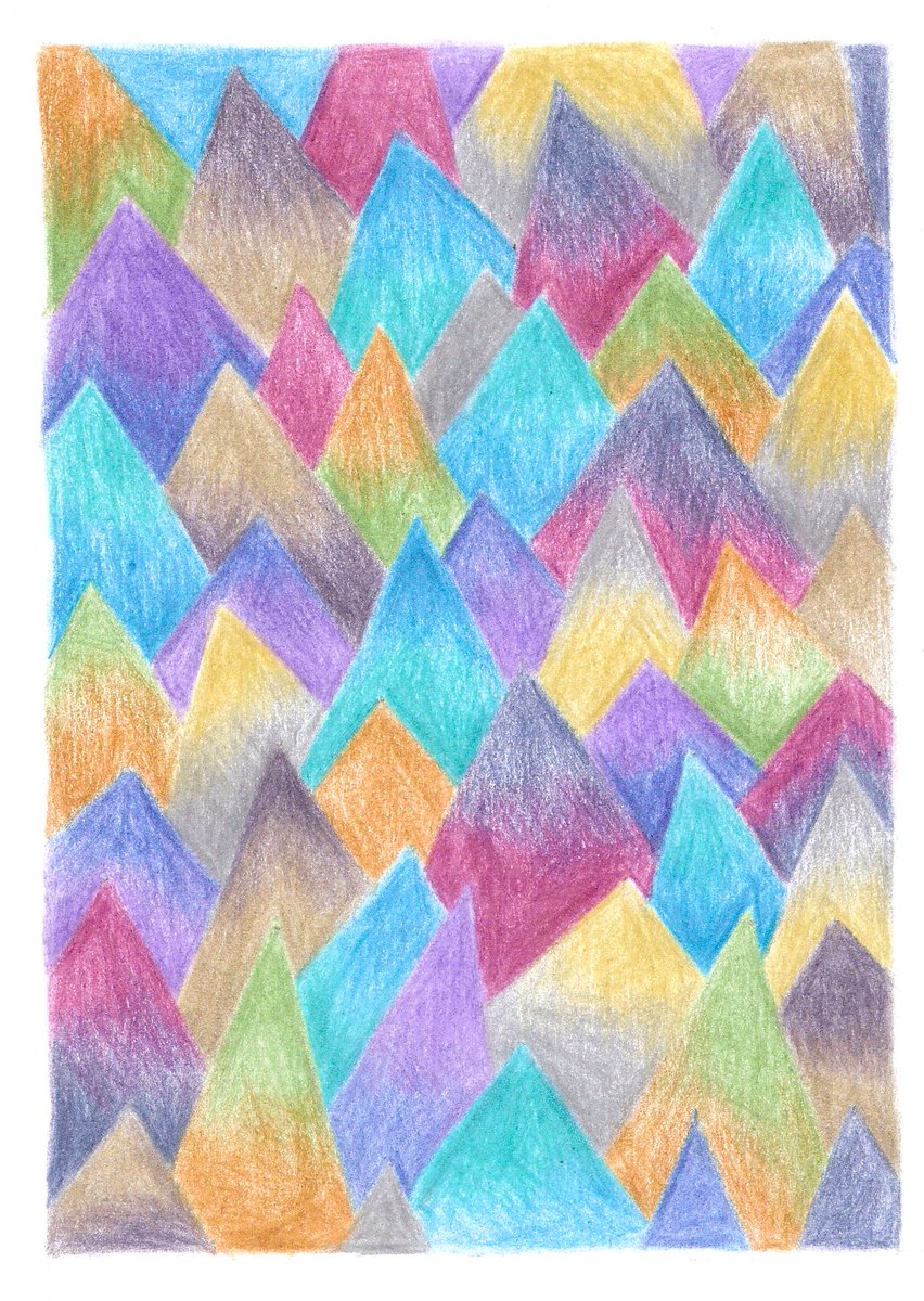 Kera Damo - visual art - colour pencil drawing 