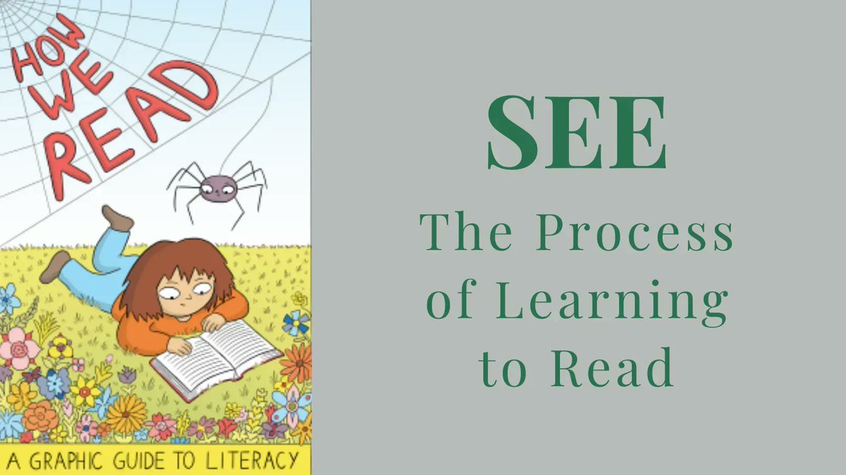 A great resource in our learning supports collection is "How We Read: The Graphic Guide to Literacy." This booklet for students and adults explains how certain instructional methods can help reading development: bit.ly/3Da7ecJ #graphicnovels #reading #elachat