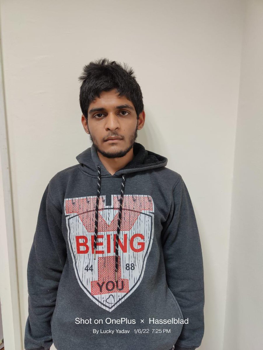 This is the person behind #BulliBaiApp Niraj Bishnoi. Police claims they've recovered the source code and other forensics evidence from his laptop & phone. 
Pic via - @mahendermanral