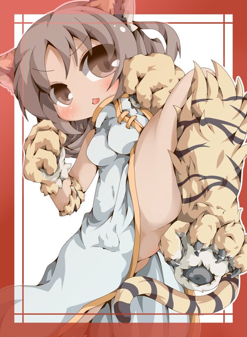 描初めたいがーきっく 