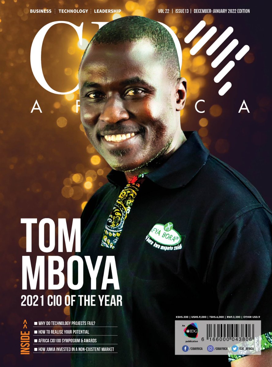 dx5ve's tweet photo. Get your latest issue of the CIO Africa Magazine and get to learn from  
@Tmopiyo
 the CIO of Unga Group Ltd on How To Realise Your Potential.
Tom Mboya  was crowned CIO of the year during the #CIO100Awards in Mombasa.

Grab Your Copy : https://t.co/jVjm4dIYHz #CIOMagazine https://t.co/M4iUqynDe2