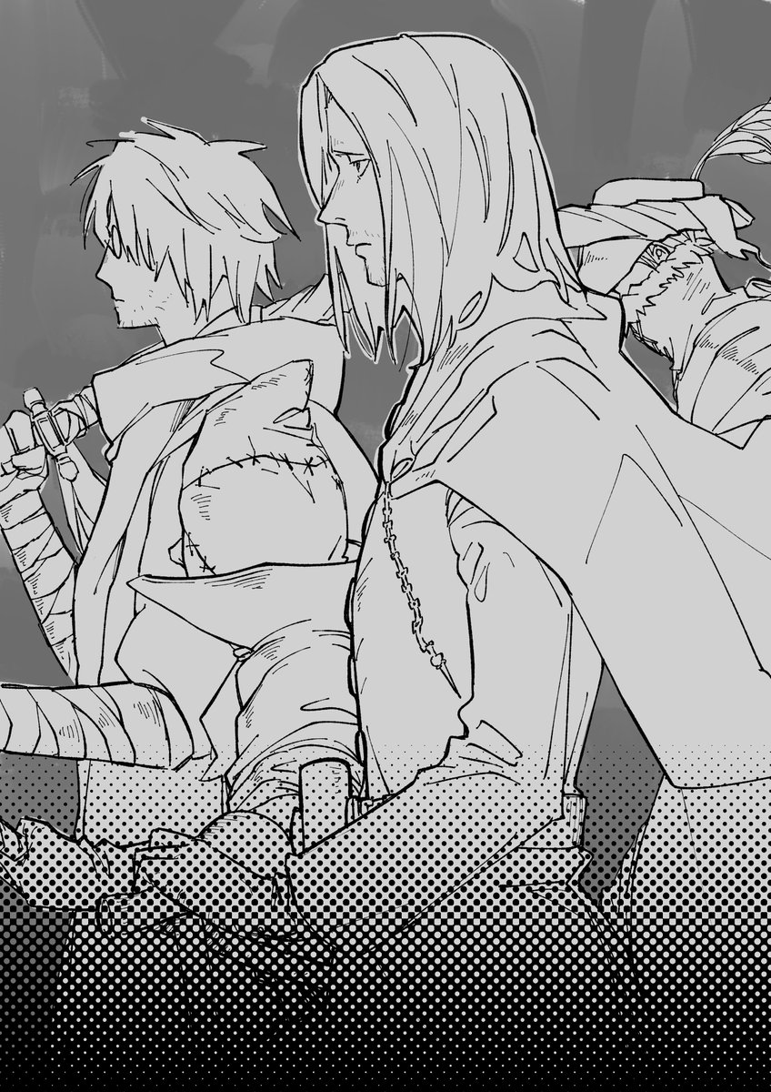 あとこれ、ずっと前からちまちま手直ししたりして描いてたやつ、ちょっと忘れかけていたので多分これ以上描けないのでUPして供養する。それっ #Bloodborne 