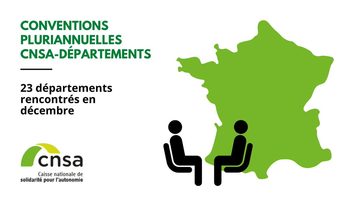 La <a href="/CNSA_actu/">CNSA</a> poursuit ses échanges avec chaque département afin d’établir une feuille de route stratégique et opérationnelle sur les politiques de l’autonomie pour les années 2021-2024. Déjà 7️⃣1️⃣  départements rencontrés depuis octobre 2021.
