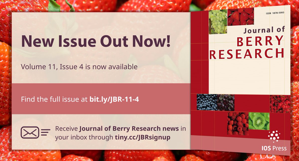 Journal of Berry Research tweet media
