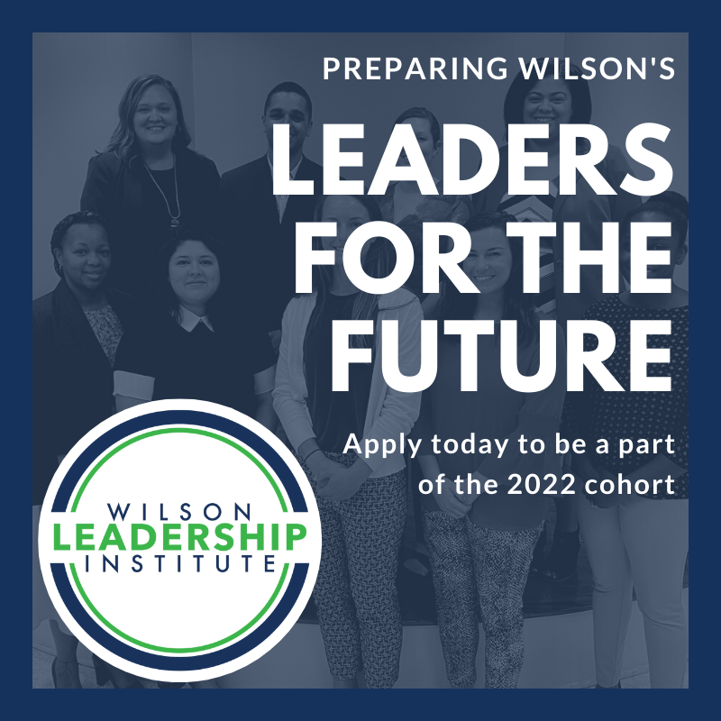 WilsonForward's tweet photo. Tomorrow is the last day to apply for the 2022 Cohort of the Wilson Leadership Institute! WLI is an exciting leadership development program to identify, train, and deploy individuals with an interest in leadership for Wilson. Apply today: https://t.co/LtFEM0y9rS

@WilsonChamber https://t.co/8onbJuerOj