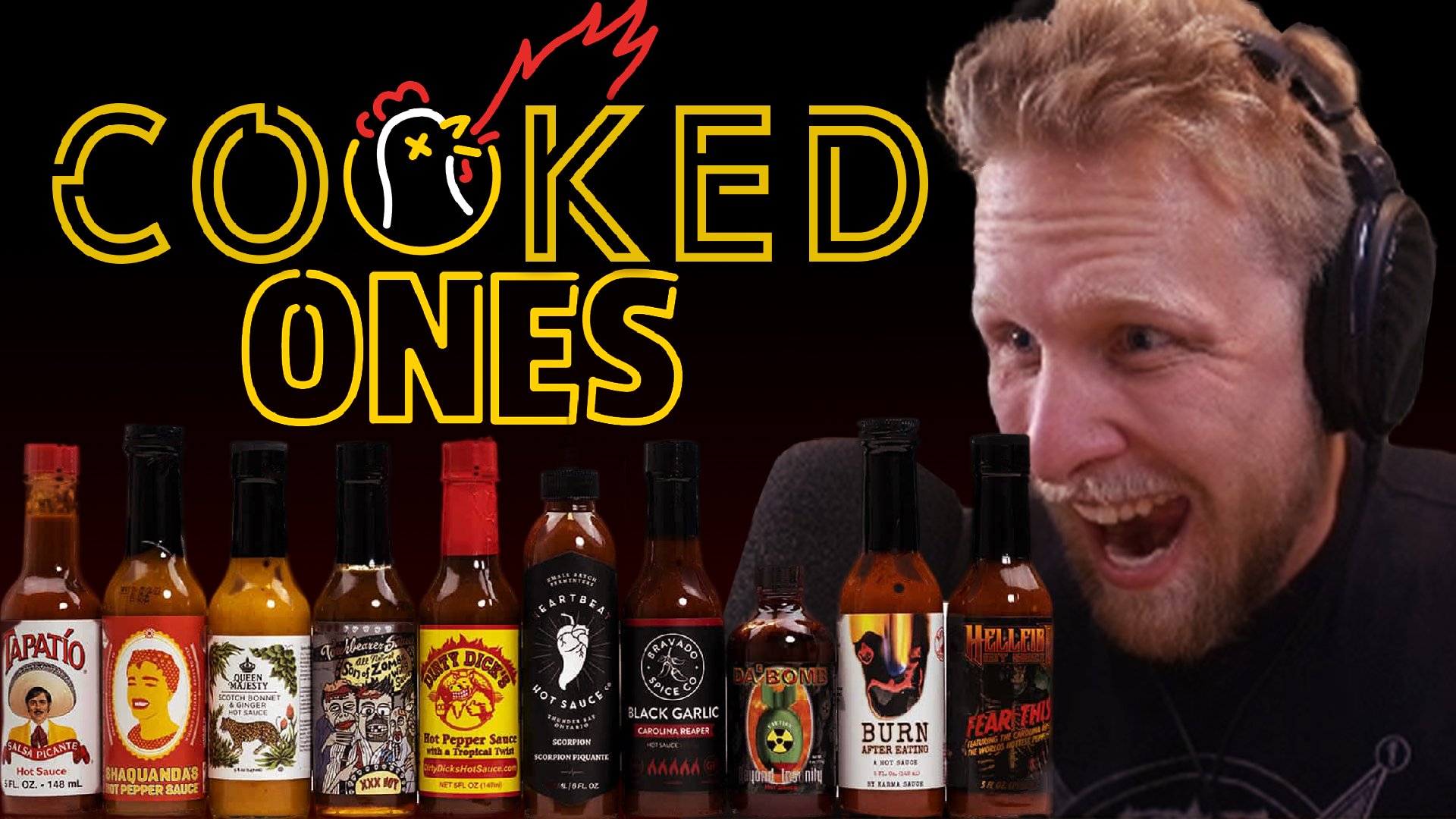 Taking on the Hot Ones wing challenge