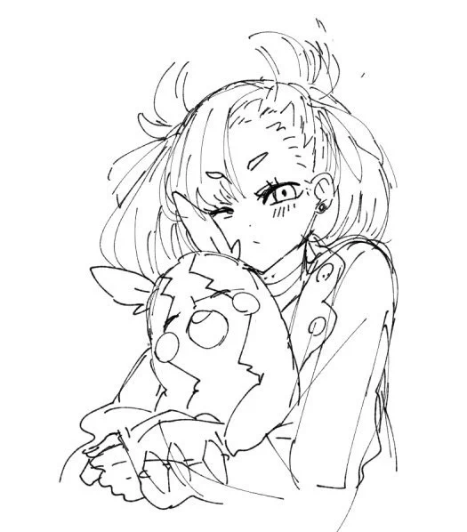 モルペコの方が可愛いく描けた 