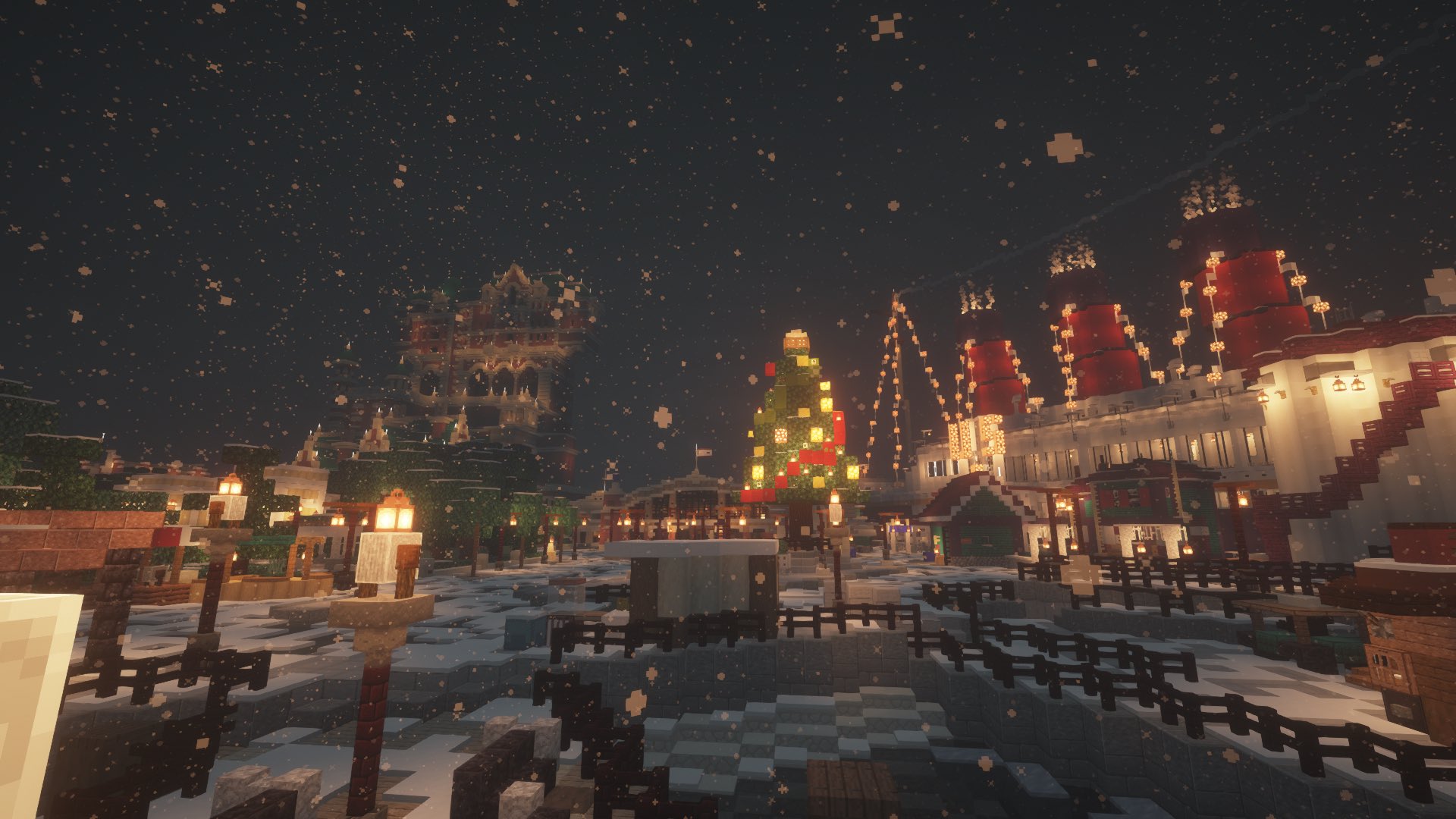 Tds再現 エクシタンテサーバー マイクラのディズニーシーにも雪を降らせてみた マインクラフト Minecraft ディズニーシー Tds ディズニー T Co H4q2smiqbu Twitter