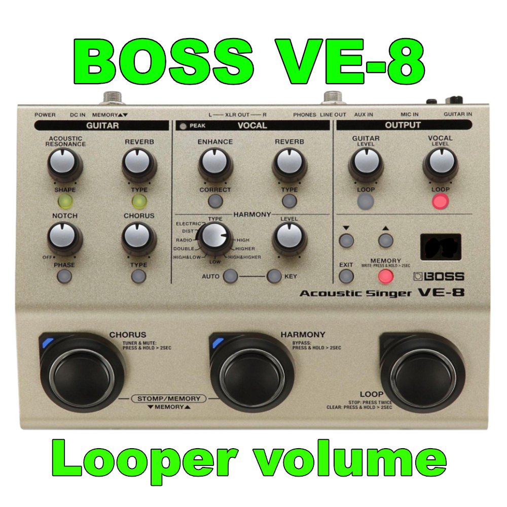 Learn to set the volume of your #Boss #VE8 #looper independent of the master volumes. #singer #guitar #effects #pedals 🔻click on the link to view🔻 youtu.be/KSWQY2yOpjU