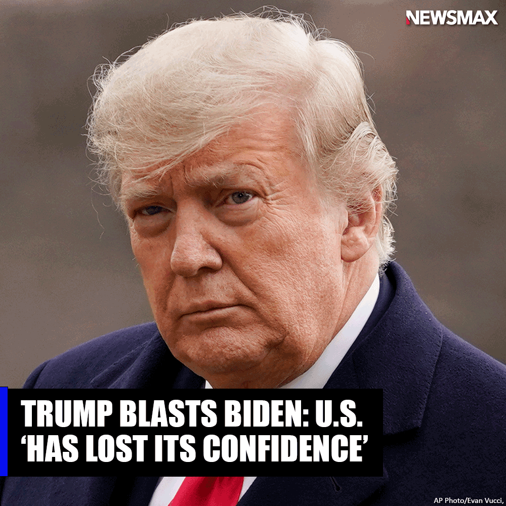 JUST IN: Former President Donald Trump is blasting President Joe Biden and claiming America "has lost its confidence." bit.ly/3EYKwDV