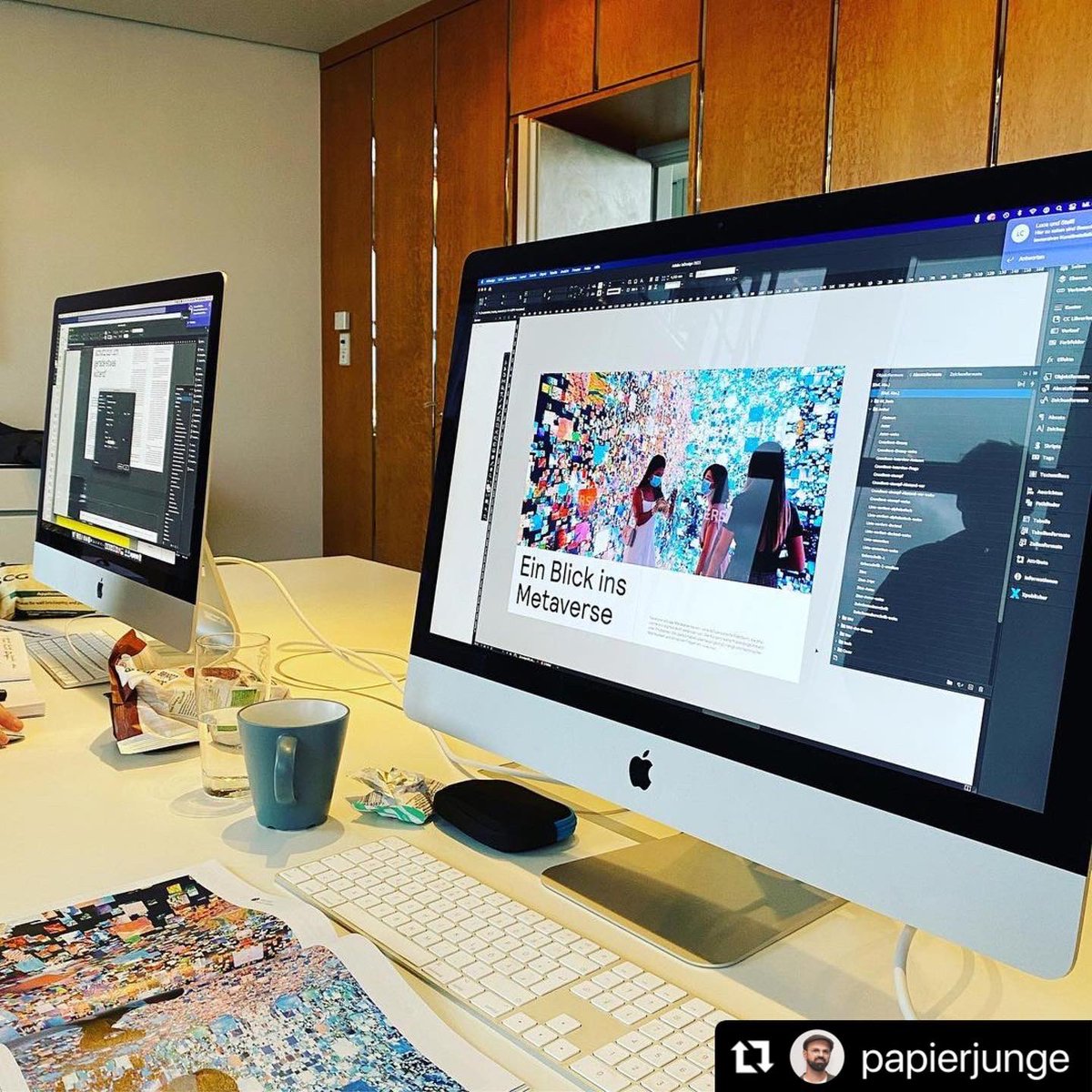 .@papierjunge und die Kollegen von Bureau Bordeaux haben gestern im Workshop das neue Layout für die nächsten Ausgaben der Technology Review finalisiert 🙌 ab Mitte Februar dürft ihr die neue Ausgabe mit neuem Design in der Hand halten. Seid ihr schon gespannt?