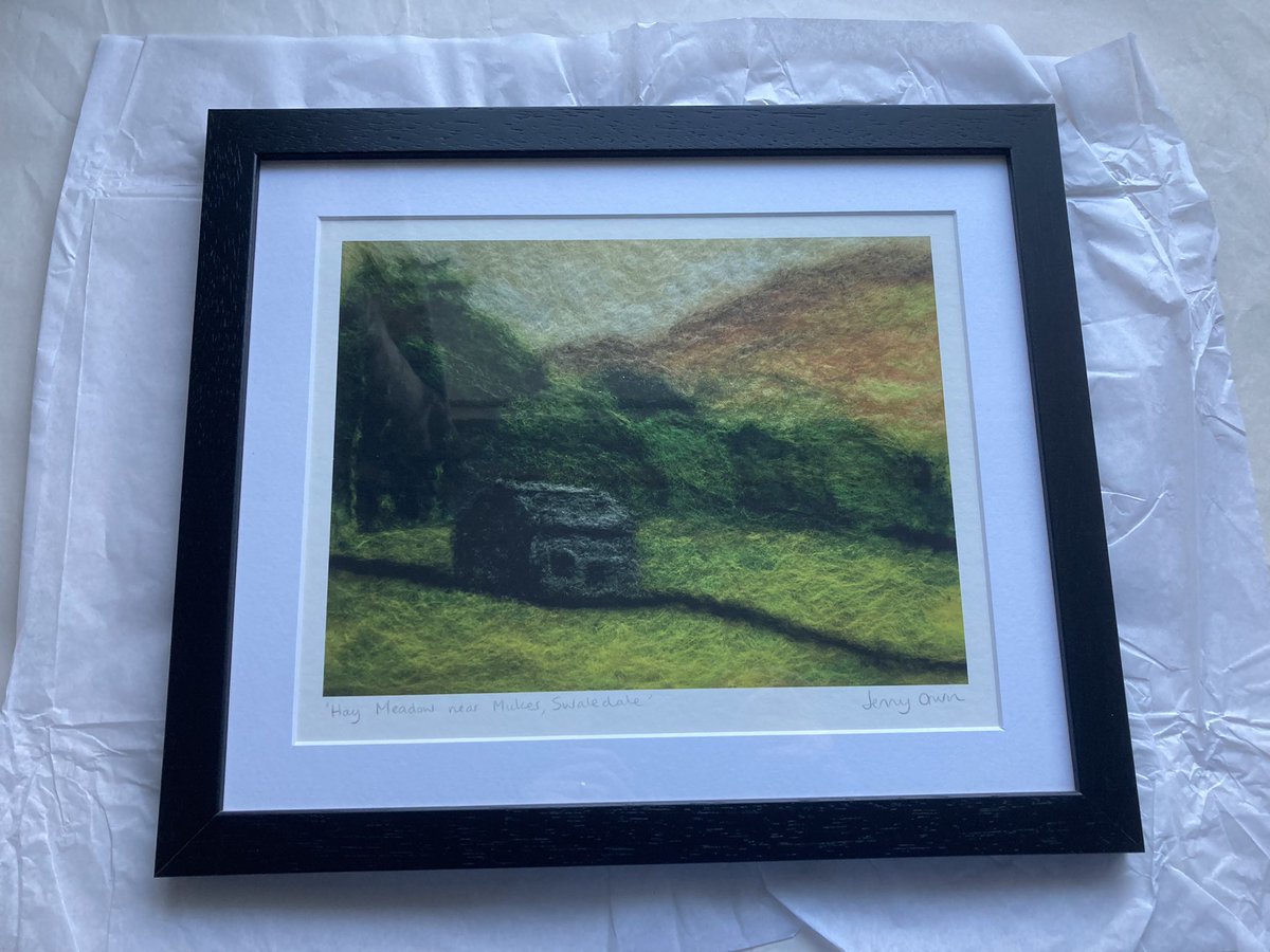 threadsofstill's tweet photo. This print of Hay Meadows near Muker went to its new home this morning. https://t.co/hh7wlQcRLu