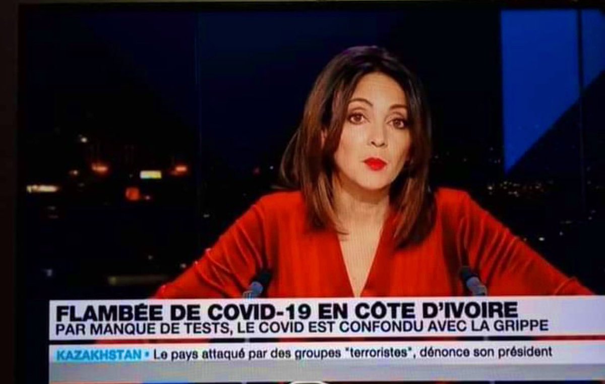 Média français: “Côte d’Ivoire: Par manque de tests, le Covid est confondu avec la grippe”. 

Moi: S’il n’y a pas de tests, comment pouvez-vous affirmer que c’est Covid? 

#Sorciers