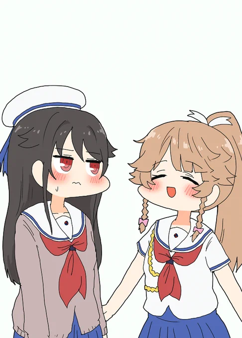 ココシロちゃんとシロココちゃん #はいふり 
