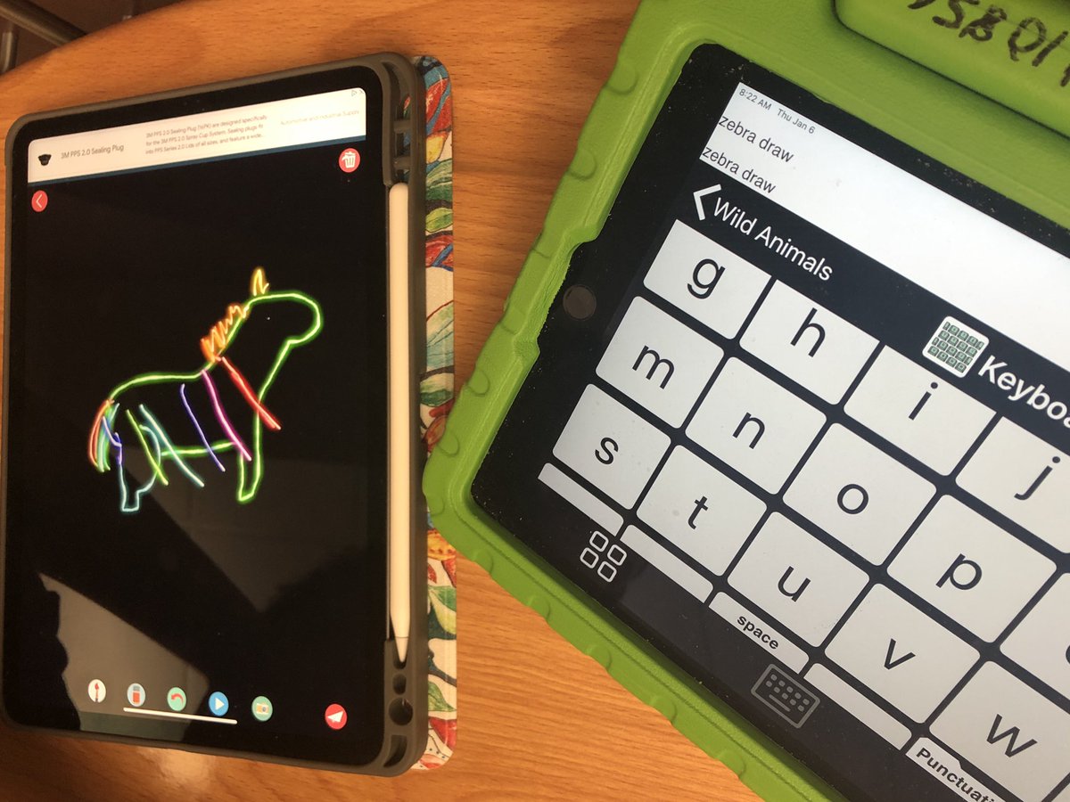 MsKelsey_SLP's tweet photo. An independently typed two word phrase to start out my morning? Don’t mind me I’ll just be crying tears of joy the rest of the day.... #AAC #yestheycan https://t.co/BxQTfjijDg