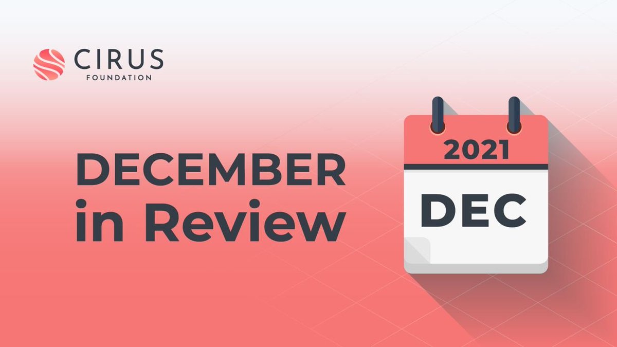 CirusFoundation's tweet photo. π Well December flew by! Must have been all that holiday spirit brought out by the #12DaysofCirus
β‘ A lot happened, not to mention the launch of our browser extension! π
π Check out our December in Review for a full catch-up π
https://t.co/fhoMLUSS3D
#CirusFoundation https://t.co/c4F0fJZ126