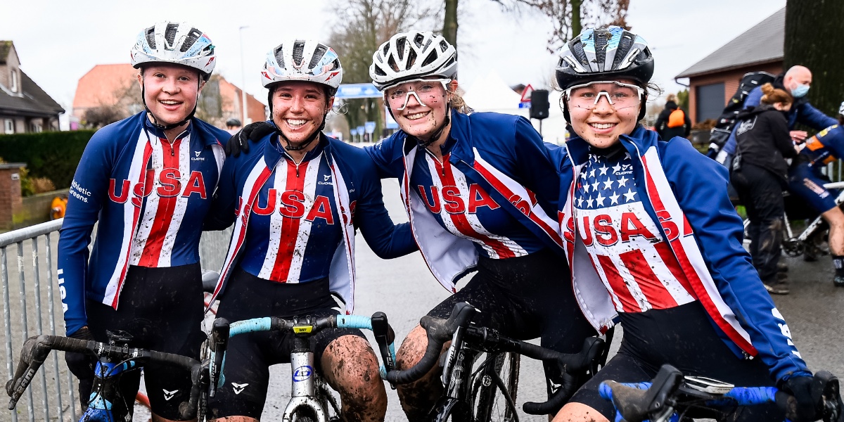14 riders, 12 staff members, 18 days, 8 races, 3 podiums, and an experience of a lifetime to carry these athletes through their careers. Thank you to our #MudFund donors for making this trip possible! 👏

Up Next for #TeamUSA🇺🇸: #Fayetteville2022 🌈