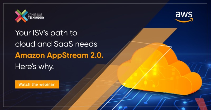 cam_technology's tweet photo. Looking to #SaaS-ify your applications? #AmazonAppStream 2.0 can help. Watch the webinar to find out how. https://t.co/m9tDlHApFv

@AWS_Partners #ApplicationStreaming #SaaSTransformation #ApplicationModernization #ManagedServices