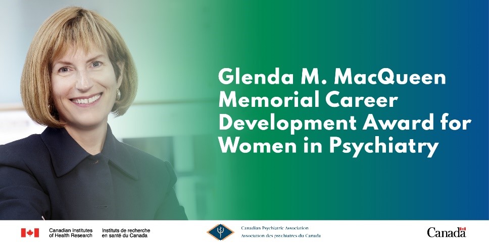 CPA_APC's tweet photo. En collaboration avec l’@CPA_APC, l’#INSMT des @CIHR_IRSC offre la bourse Glenda MacQueen qui vise à soutenir les femmes en début de carrière qui sont appelées à devenir des chefs de file de la psychiatrie universitaire.
Date limite : 1er février : https://t.co/2RGoPXIOs8 https://t.co/VelZvFziDs