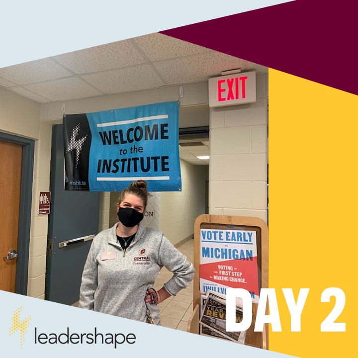 LeaderShape Institute Day 2 is underway, we are ready for another day of fun.