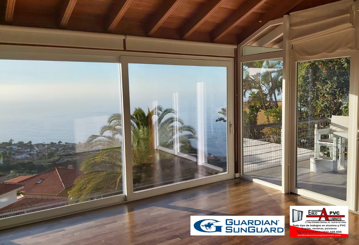 cristaldrago's tweet image. Doble acristalamiento aislante Guardian Select con cristal laminado Sunguard glass HP NEUTRAL 50/32.
Un resultado excelente 
#Screenline #Climadrago #sunguardglass