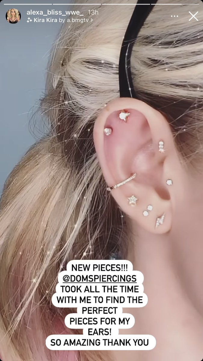 Alexa Bliss shows off new piercings