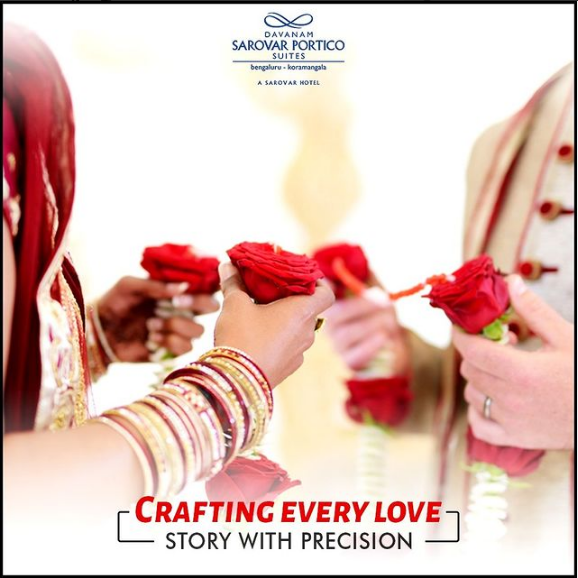 Our opulent space at #DavanamSarovarPorticoSuites is specially designed with great precision to craft every single love story in a manner like none other.

#Bangalore #SarovarHotels #Weddings #Banquets #GrandVenue #SafeEvents #WeddingAtSarovar #DavanamSarovar