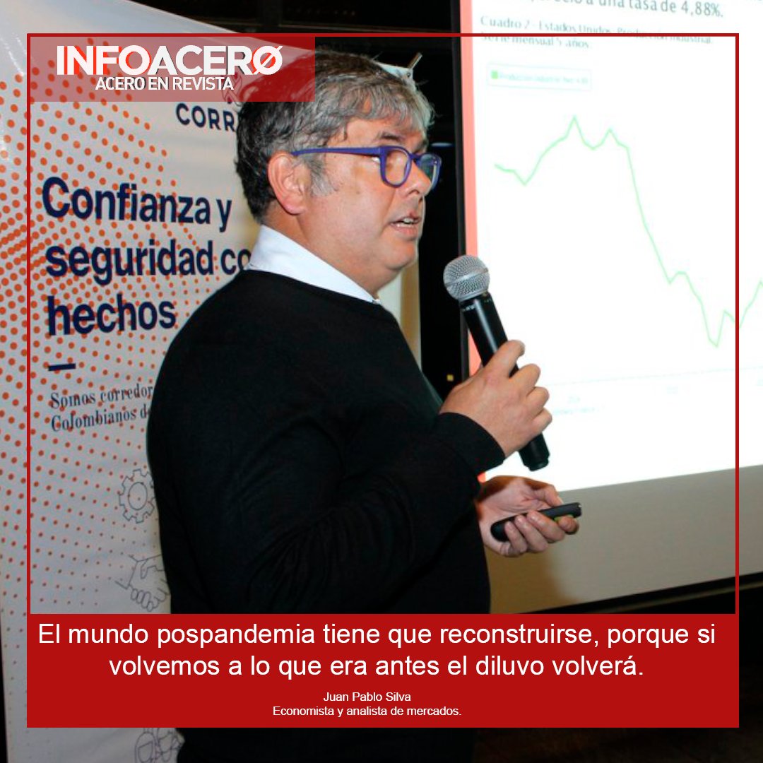 "El mundo pospandemia tiene que reconstruirse, porque si volvemos a lo que era antes el diluvio volverá" Juan Pablo Silva. 

Encuentren el análisis completo en >> bit.ly/3461gMH <<