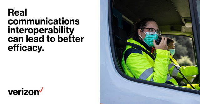 notnowmoveahead's tweet photo. Discover why real communications interoperability leads to better efficacy for all public safety agencies. #IamVZ https://t.co/8eJQKyYLkc https://t.co/fYHwhPXAwA