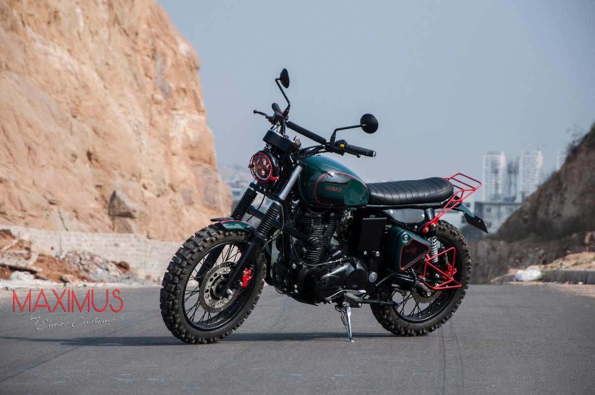 EimorCustoms's tweet photo. ~ MAXIMUS ~
Our client wanted to turn his bike into complete sporty scrambler look which will be perfect for both city and long rides.Resized wheels, new led headlight, new led handle bars, new handle grips and the single rod crash guard has been installed for safe riding.
#eimor https://t.co/MSvDCIPyUK