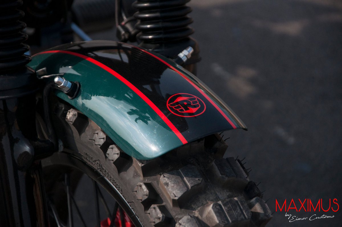 EimorCustoms's tweet photo. ~ MAXIMUS ~
Our client wanted to turn his bike into complete sporty scrambler look which will be perfect for both city and long rides.Resized wheels, new led headlight, new led handle bars, new handle grips and the single rod crash guard has been installed for safe riding.
#eimor https://t.co/MSvDCIPyUK