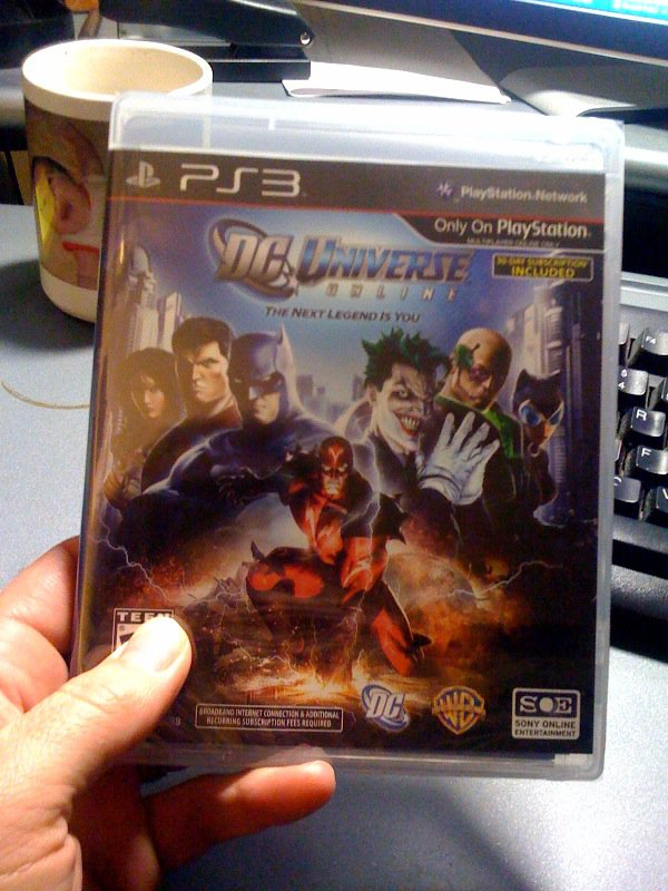 michael_daubert's tweet photo. Wow..11 years ago we got our physical copies of DC Universe Online. One of the best teams I ever got to work with, and we shipped a MMO on the PS3! Huge accomplishment! #dcuo #soe https://t.co/BC5co5rzbc