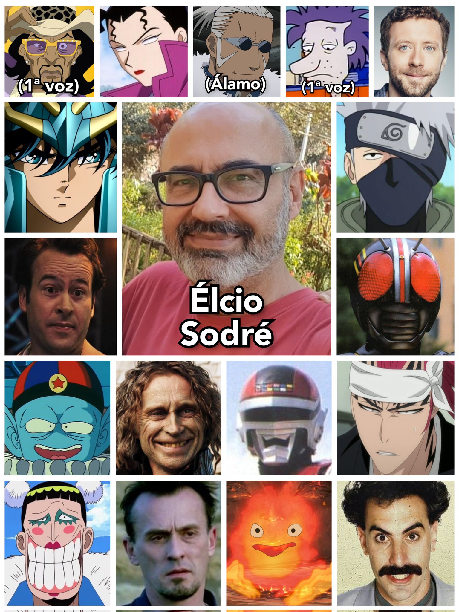 Personagens Com os Mesmos Dubladores! on X: Dono de uma voz super