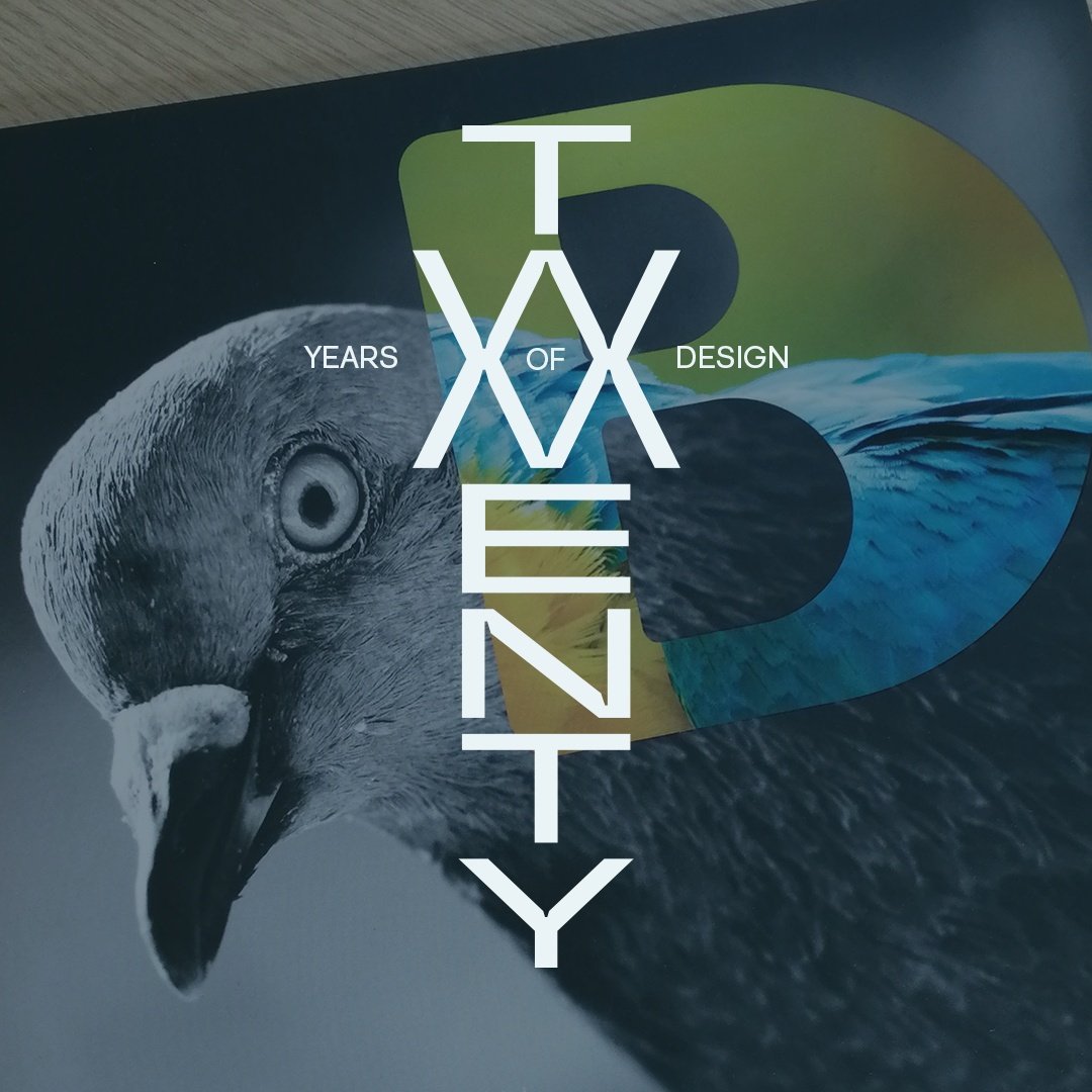 Default_Blue's tweet photo. At the end of last year we marked our 20th Anniversary with a retrospective showcase highlighting the people and projects that helped shape who we are and get us to where we are today.

#designstudio #graphicdesign #buildinghealthierbrands #throwbackthursday #TXXENTY21 #DBTXXENTY https://t.co/XQU5gWg8Wm