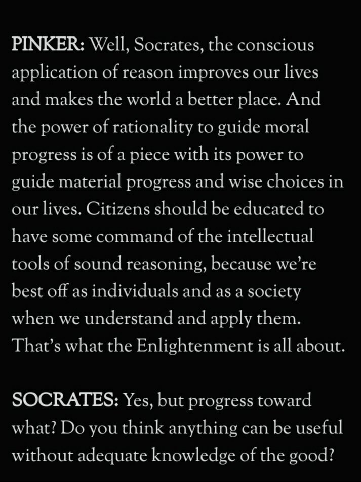 Love Steven Pinker and CSpan... on a day like today we all need a little Socrates ❤